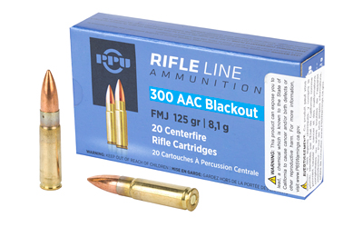 PPU 300BLK FMJ 125GR 20/1000 2 PPU 300BLK FMJ 125GR 20/1000