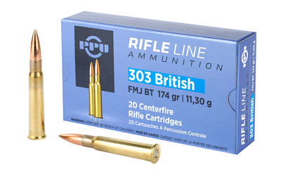PPU 303 BRITISH FMJ 174GR 20/200 3 PPU 303 BRITISH FMJ 174GR 20/200