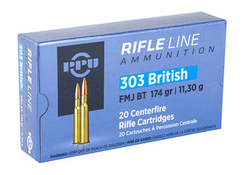 PPU 303 BRITISH FMJ 174GR 20/200 7 PPUPP303F 2