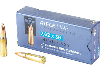 PPU 7.62X39 FMJ 123GR 20/1000