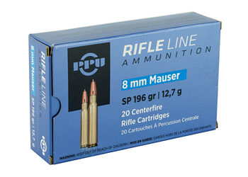 PPU 8MM MAUSER SP 196GR 20/200