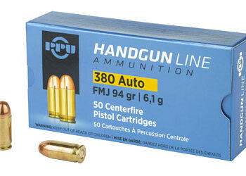 PPU 380ACP FMJ 94GR 50/1000