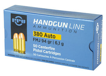 PPU 380ACP FMJ 94GR 50/1000 8 PPUPPH380AF 3
