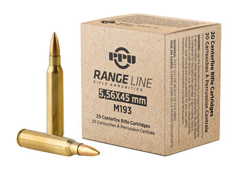 PPU RANGE 5.56 55GR FMJBT 20/1000