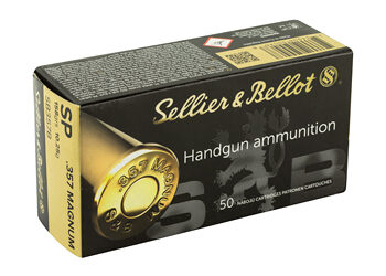 Alternative view of S&B 357MAG 158GR SP 50/1000