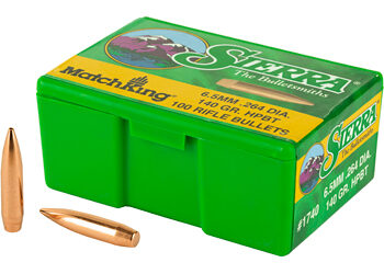 SIERRA MATCHKING .264 140GR 100CT