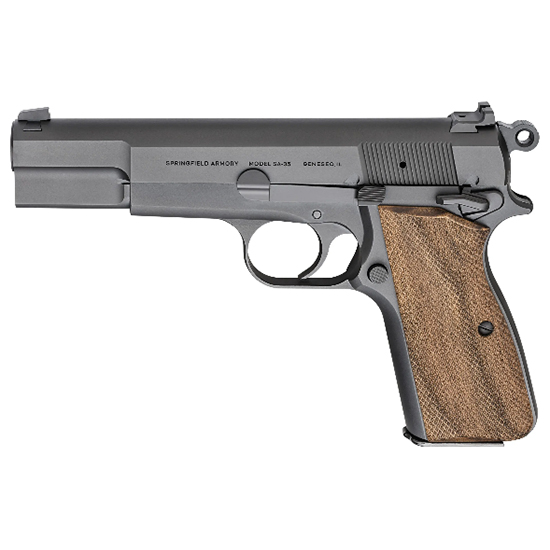 SPR SA-35 9MM 4.7 BLK WALNUT GRIPS 15RD 3 SPR SA-35 9MM 4.7 BLK WALNUT GRIPS 15RD