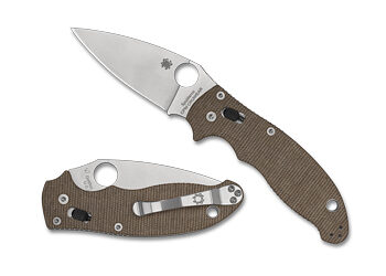 SPYDERCO MANIX 2 BRN CANVAS CPM