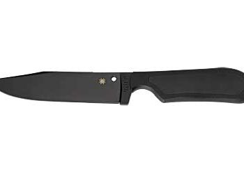 SPYDERCO STREET BOWIE BLK W/SHEATH