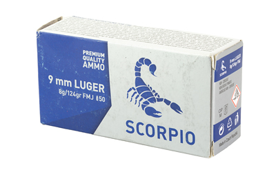 SCORPIO AMMO 9MM 124GR FMJ 50/1000 5 SCORPIO AMMO 9MM 124GR FMJ 50/1000 - Image 3