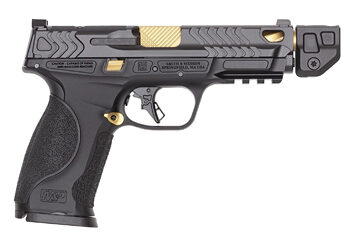 Alternative view of S&W M&P9 M2.0 METAL OR 23RD GLD/BLK