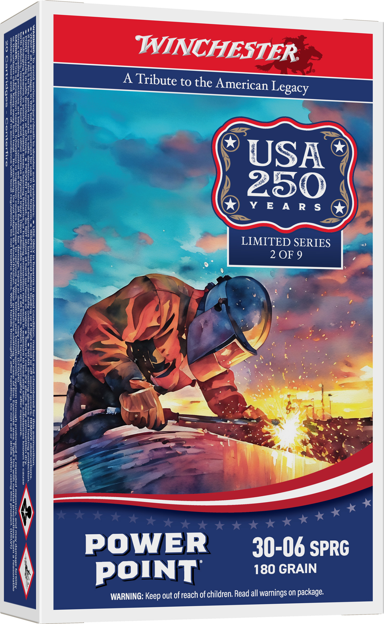 WIN POWER-POINT 250TH 30-06 180GR 200RD CASE 3 WIN POWER-POINT 250TH 30-06 180GR 200RD CASE