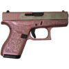 Glock 42 Custom "Glock & Roses Medusa Pink" Subcompact Handgun .380 ACP 6rd Magazines (2) 3.2" Barrel USA 1 https3A2F2Fmedia.chattanoogashooting.com2Fimages2Fproduct2FGLUI4250201PGR2FGLUI4250201PGR 1