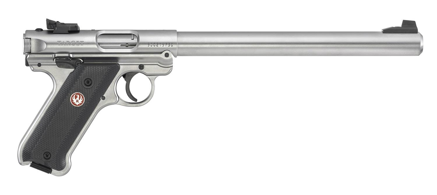 Ruger Mark IV Target 22LR 10rd Magazine 10" Barrel Stainless 3 Ruger Mark IV Target 22LR 10rd Magazine 10" Barrel Stainless