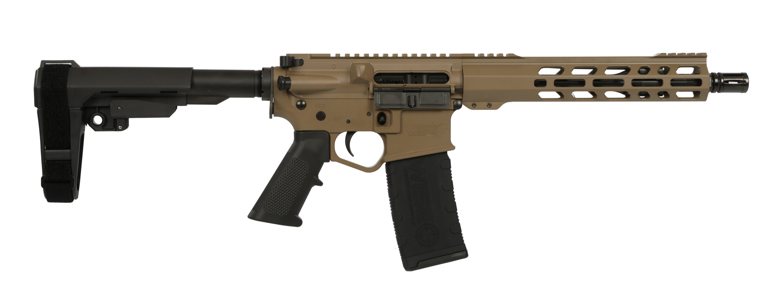 WISE ARMS WA-15B 5.56MM FDE 10.5" SBA3 3 WISE ARMS WA-15B 5.56MM FDE 10.5" SBA3