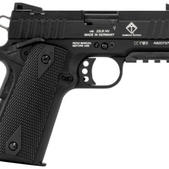 GSG GERG2210GSG9CA 922 *CA Compliant 22 LR 10+1 3.40" All Black Steel Barrel, Serrated Slide, Zinc Alloy w/Picatinny Rail & Beavertail Frame, Black Double Diamond Polymer Grip