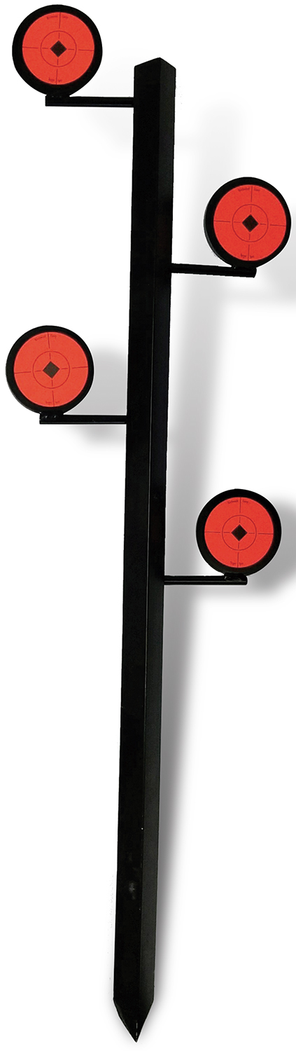 Birchwood Casey 47424 World of Targets Dueling Tree Rimfire Pistol/Rifle Black/Orange Steel Circle Standing 3 Birchwood Casey 47424 World of Targets Dueling Tree Rimfire Pistol/Rifle Black/Orange Steel Circle Standing