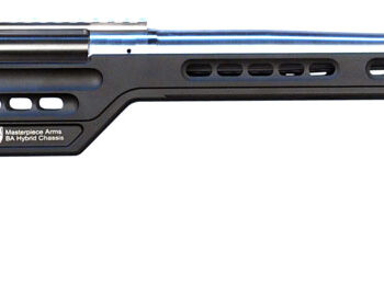 MasterPiece Arms 6CMPMRRHBLKPBA PMR  6mm Creedmoor 10+1 24" Stainless Steel Polished Black Aluminum Black V-Bedded BA Hybrid Chassis Stock Right Hand