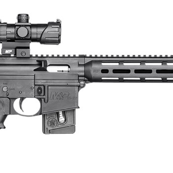 Smith & Wesson 12723 M&P15 Sport OR 22 LR 10+1 16.50" Black Threaded Barrel, Matte Black Aluminum Receiver w/Picatinny Rail, M-LOK Handguard, Black 6 Position CAR Synthetic Stock, Black Polymer Grip,