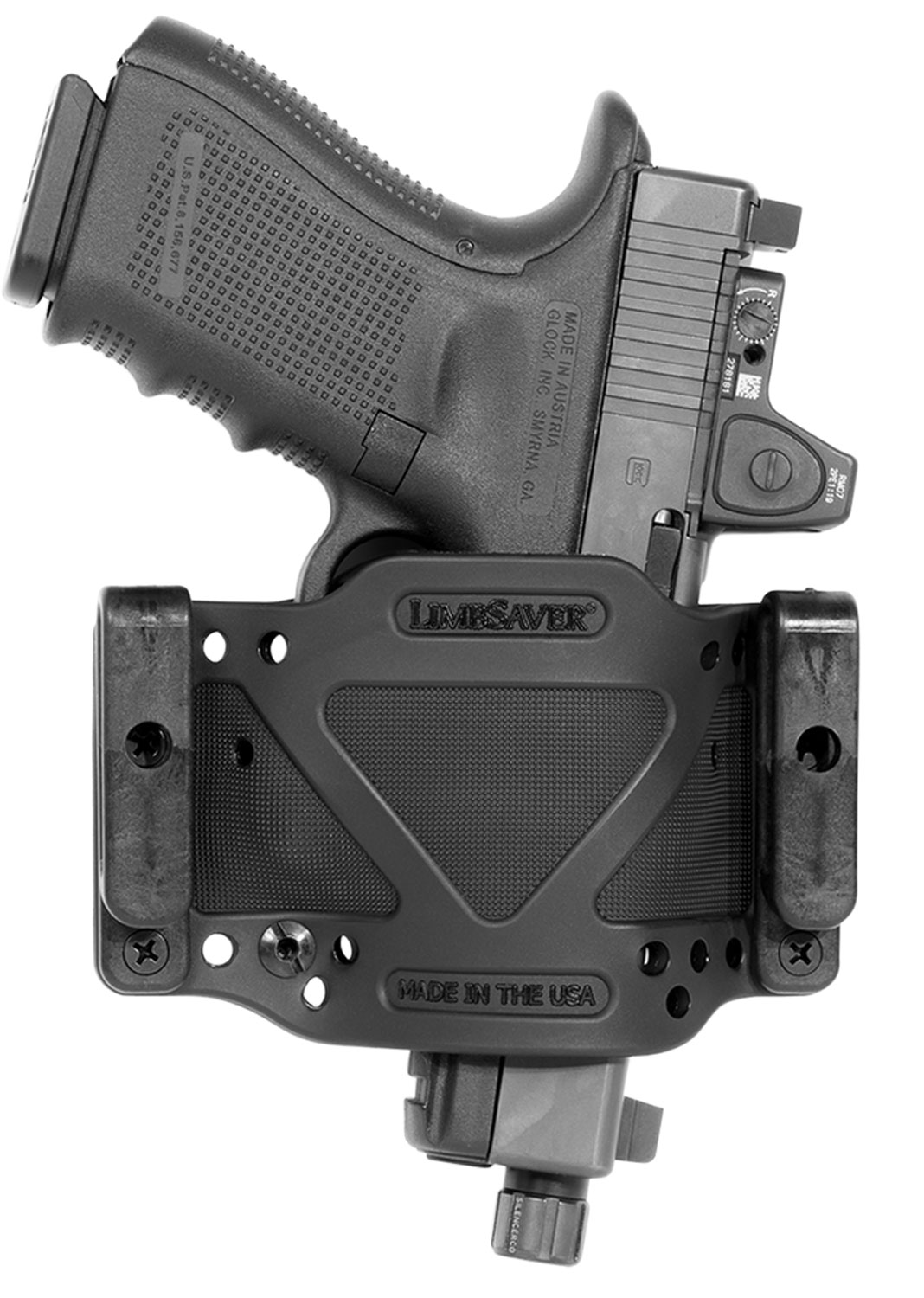 Limbsaver 12507 CrossTech Compact Leather IWB/OWB Black Polymer Belt Clip Ambidextrous 3 Limbsaver 12507 CrossTech Compact Leather IWB/OWB Black Polymer Belt Clip Ambidextrous