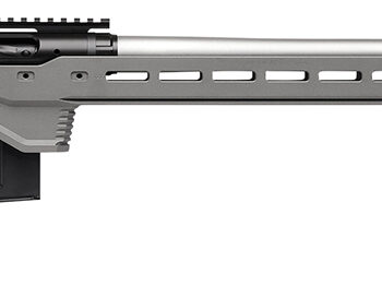 Savage Arms 57562 110 Elite Precision 338 Lapua Mag 5+1 30" Matte Stainless, Matte Black Rec, Gray Cerakote Adjustable MDT ACC Aluminum Chassis Stock (MB Not Included)