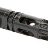 Griffin Armament XHP762FCM Gate-LOK Flash Comp Black Nitride 17-4 Stainless Steel with 5/8"-24 tpi Threads, 2.77" OAL & .863" Diameter for 30 Cal 30SD, M4SD Silencers & QD Blast Shield 2 120550