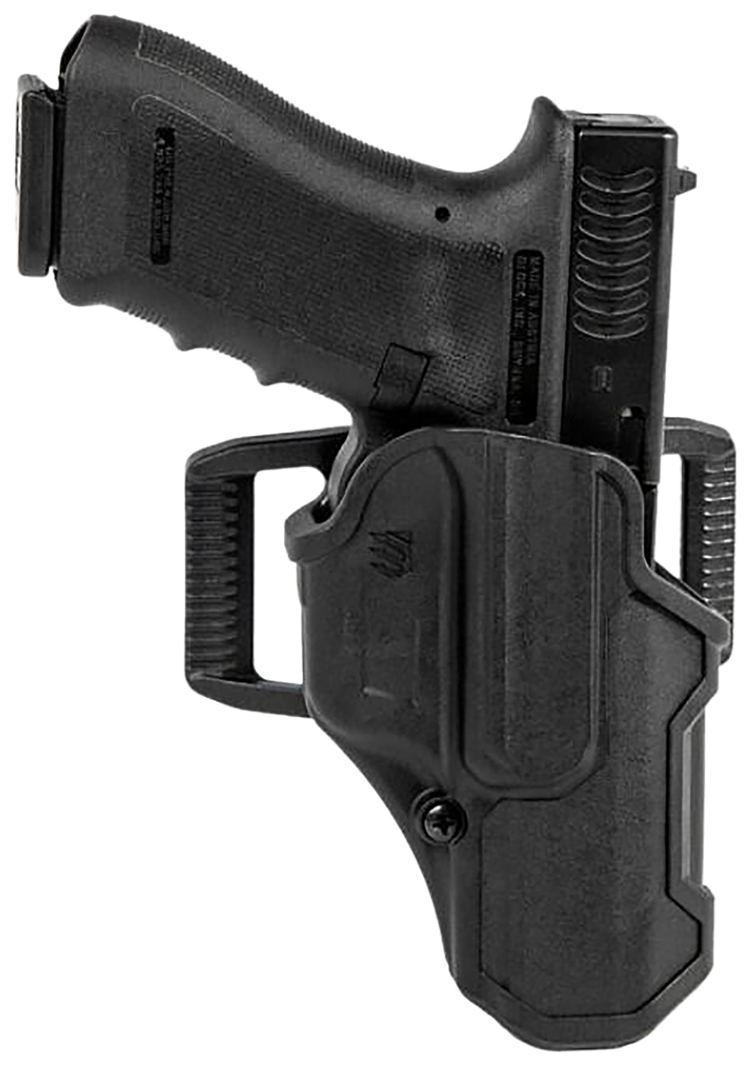 Blackhawk 410701BKR T-Series L2C Non-Light Bearing OWB Black Polymer Belt Clip Compatible w/Glock 19/23/26/27/32/33/45 Right Hand 3 Blackhawk 410701BKR T-Series L2C Non-Light Bearing OWB Black Polymer Belt Clip Compatible w/Glock 19/23/26/27/32/33/45 Right Hand