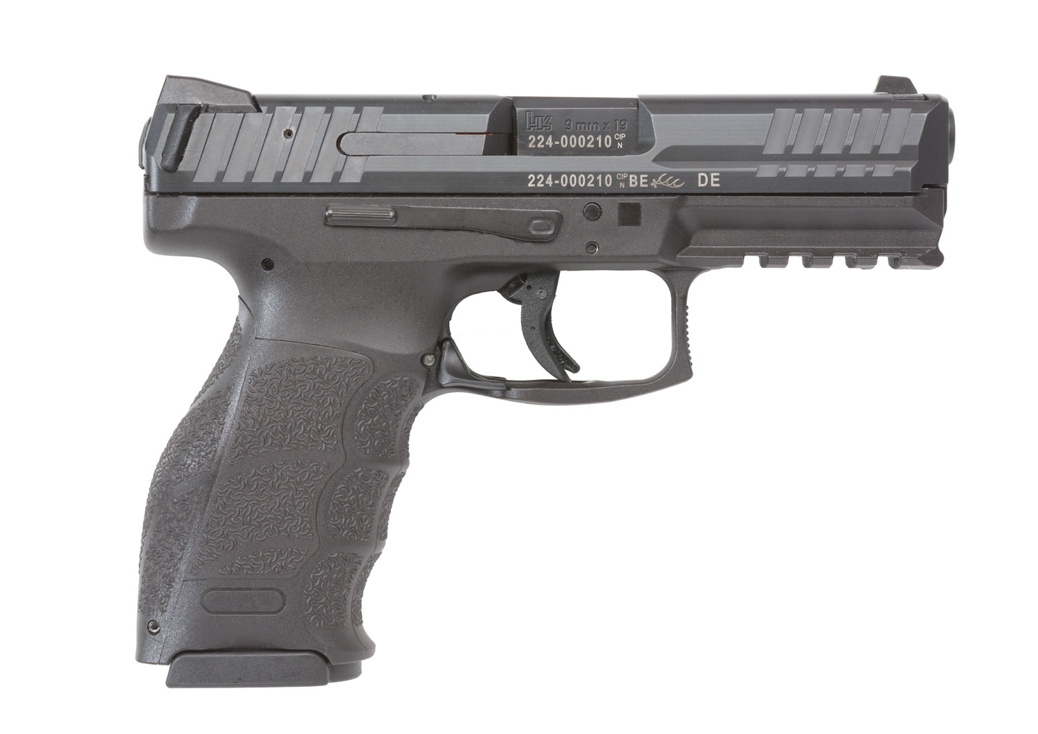 HK 81000284 VP 9mm Luger 17+1 4.09" Barrel, Polymer Frame w/MIL-STD Accessory Rail, Serrated Steel Slide, Interchangeable Backstraps, Night Sights, Includes 3 17rd Magazines 3 HK 81000284 VP 9mm Luger 17+1 4.09" Barrel, Polymer Frame w/MIL-STD Accessory Rail, Serrated Steel Slide, Interchangeable Backstraps, Night Sights, Includes 3 17rd Magazines