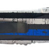 Templar Knife MBTB131 Gen II Back The Blue Slim 3.43" OTF Dagger Plain Black Oxide Stonewashed 440C SS Blade, 5.05" Black & White w/Blue Line Aluminum Handle, Glass Breaker 1 130561