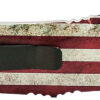 Templar Knife LBRF231 Gen II Betsy Ross Flag Large 3.50" OTF Tanto Plain Black Oxide Stonewashed 440C SS Blade, 5.25" Betsy Ross Flag Aluminum Handle Glass Breaker 1 130567