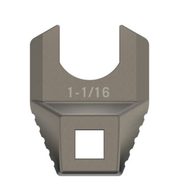 Real Avid AVMF1116BNW Master -Fit Barrell Nut Wrench 1 1/16" Titanium Titanium/Stainless Steel AR-Platform Free-Float Handle