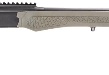 Rossi SSP20TKY Tuffy Turkey 20 Gauge 1rd 26" Alloy Steel Barrel & Receiver w/Matte Black Finish, Synthetic OD Green Fixed Thumbhole Stock w/Shell Holder, Ambidextrous (Youth)