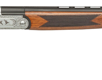 Dickinson LLC GW12W28P Green Wing  12 Gauge 2rd 3" 28" Matte Black Vent Rib Barrel, Engraved Steel Receiver w/Satin Silver Metal Finish, Bead Front Sight, Wood Stock & Ejector