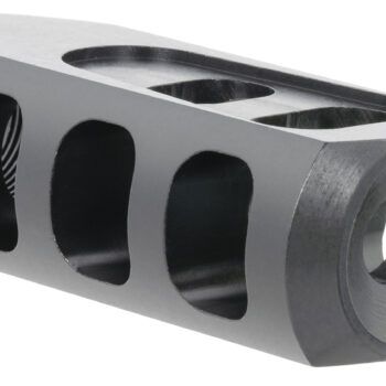 TacFire  Tanker Muzzle Brake  Black Oxide Steel with 5/8"-24 tpi Threads 2.76" OAL 1.37" Diameter for 308 Win