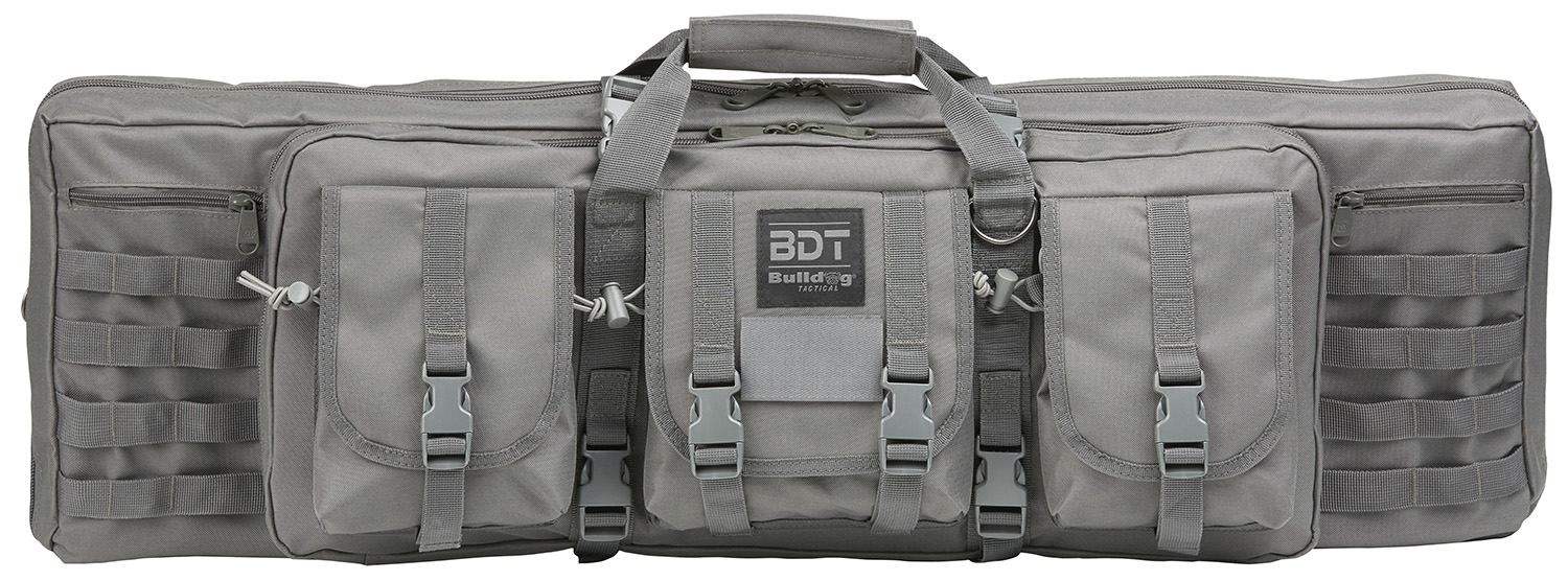 Bulldog BDT6037SG BDT Tactical Double 37" Seal Gray Nylon, 3 Accessory Pockets, Deluxe Padded Backstraps Lockable Zippers, Padded Internal Divider 3 Bulldog BDT6037SG BDT Tactical Double 37" Seal Gray Nylon, 3 Accessory Pockets, Deluxe Padded Backstraps Lockable Zippers, Padded Internal Divider