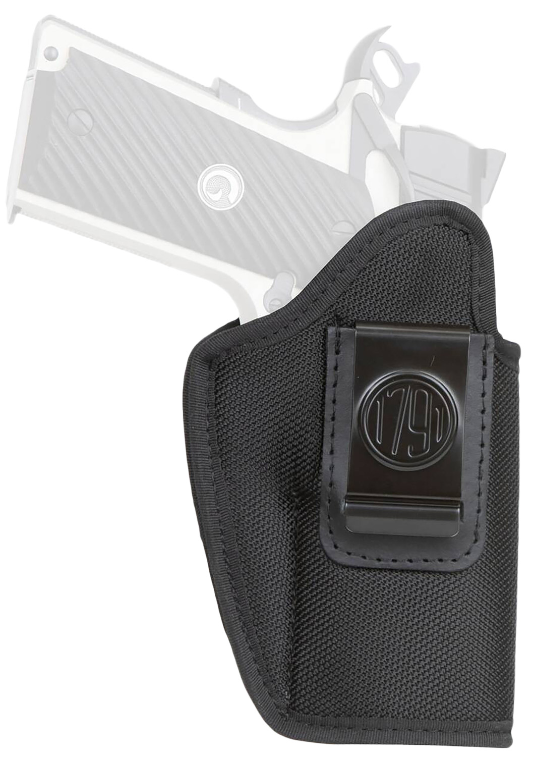1791 Gunleather PNIWB4BLKL Premium Nylon IWB Size 04 Black Ballistic Nylon Clip-On Left Hand 3 1791 Gunleather PNIWB4BLKL Premium Nylon IWB Size 04 Black Ballistic Nylon Clip-On Left Hand