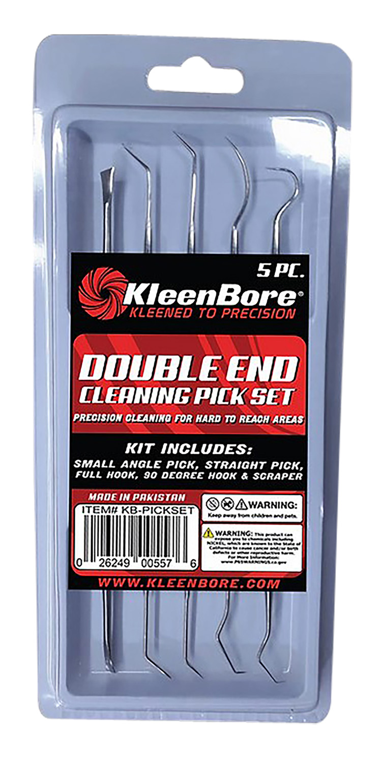 KleenBore KB-PICKSET Stainless Steel Double Ended Gun Pick Set 3 KleenBore KB-PICKSET Stainless Steel Double Ended Gun Pick Set