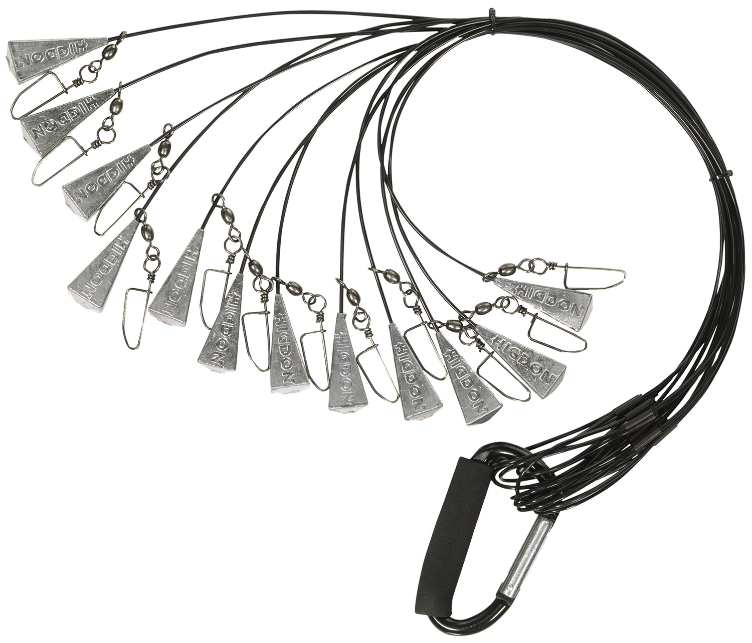 Higdon Outdoors 30323 Battleship Rig Black 36" Long 12 Pack 3 Higdon Outdoors 30323 Battleship Rig Black 36" Long 12 Pack