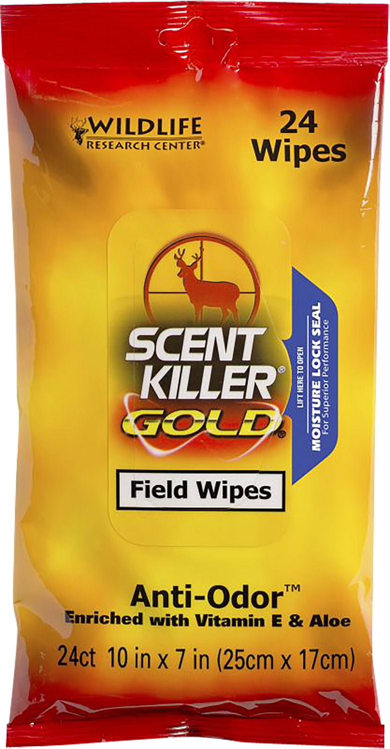 Wildlife Research 1295 Scent Killer Gold Field Wipes Odor Eliminator Wipes 24 Pack 3 Wildlife Research 1295 Scent Killer Gold Field Wipes Odor Eliminator Wipes 24 Pack