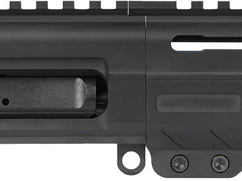 CMMG 57BA8AEAB Dissent MK4 5.7x28mm 6.50", Left Side Charging Handle, Armor Black, Zeroed Linear Comp, 4.60" M-LOK Handguard, Picatinny End Plate, Fits AR-Platform