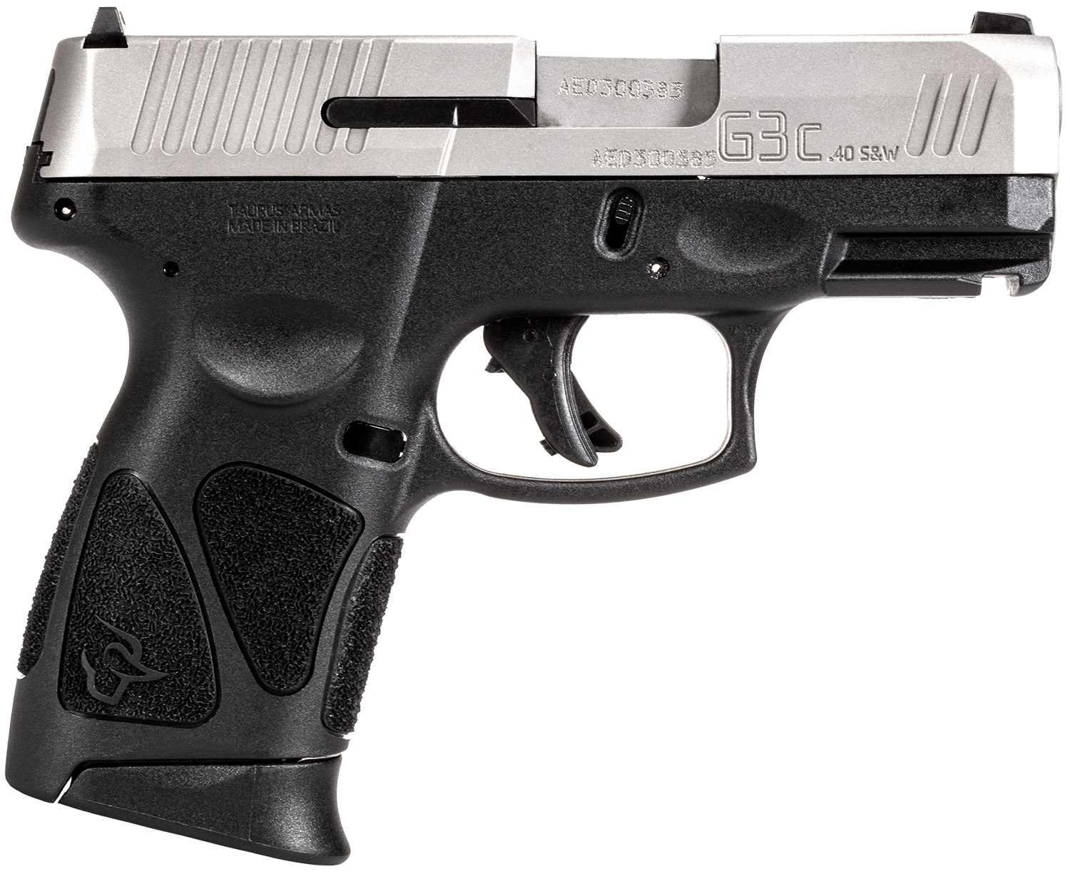 Taurus 1G3C4039 G3C Compact Frame 40 S&W 10+1 3.26" Matte Stainless Steel Barrel, Serrated Stainless Steel Slide, Black Polymer Frame w/Picatinny Rail, Black Polymer Grip 3 Taurus 1G3C4039 G3C Compact Frame 40 S&W 10+1 3.26" Matte Stainless Steel Barrel, Serrated Stainless Steel Slide, Black Polymer Frame w/Picatinny Rail, Black Polymer Grip
