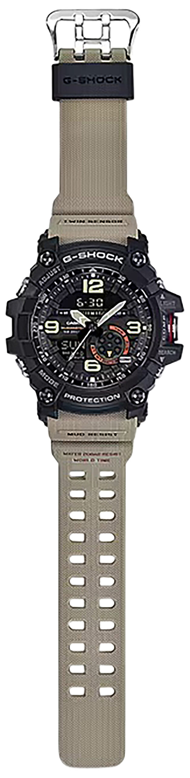G-shock/vlc Distribution GG10001A5 G-Shock Tactical MudMaster Keep Time Tan Size 145-215mm Features Digital Compass 3 G-shock/vlc Distribution GG10001A5 G-Shock Tactical MudMaster Keep Time Tan Size 145-215mm Features Digital Compass
