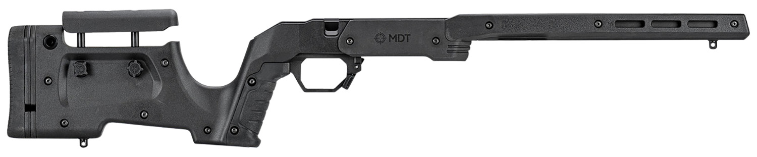 Mdt Sporting Goods Inc 105524BLK XRS Chassis Black Aluminum Core with Polymer Panels, Adj. Cheekrest, M-LOK Forend, Interchangeable Grips, Fits Tikka T1X 3 Mdt Sporting Goods Inc 105524BLK XRS Chassis Black Aluminum Core with Polymer Panels, Adj. Cheekrest, M-LOK Forend, Interchangeable Grips, Fits Tikka T1X