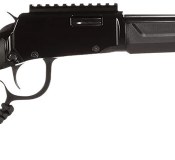 Rossi RL22161ST Rio Bravo Tactical 22 LR 10+1 16.50" Polished Black Oxide Steel Threaded Barrel, Picatinny Rail Matte Black Aluminum Receiver, Fixed Black Synthetic Stock