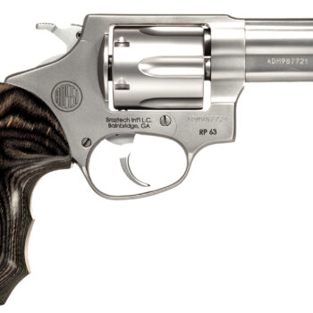 Rossi 2-RP639WD1 RP63  Small Frame 357 Mag 6rd 3" Stainless Steel Barrel, Cylinder & Frame Black/Gray Laminate Grip, Hammer Block Safety, Exposed Hammer