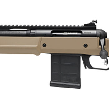 Savage Arms 58202 110 Scout Full Size 450 Bushmaster 5+1 16.50" Matte Black Threaded Barrel, Picatinny Rail Carbon Steel Receiver, Flat Dark Earth Magpul Hunter Synthetic Stock, Left Hand