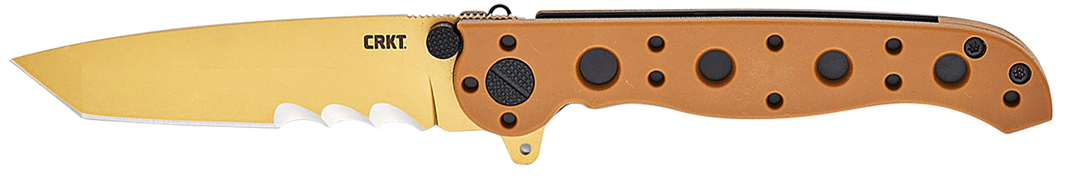 CRKT M16-10DZ M16-10DZ EDC 3.03" Folding Part Serrated Desert Tan D2 Steel Blade, Desert Tan GRN Handle 3 CRKT M16-10DZ M16-10DZ EDC 3.03" Folding Part Serrated Desert Tan D2 Steel Blade, Desert Tan GRN Handle