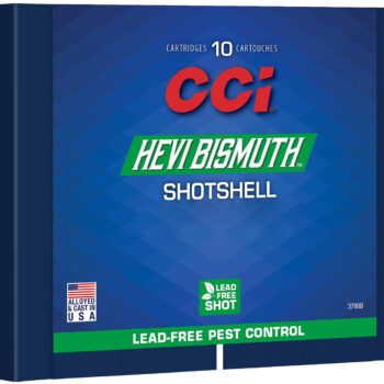 CCI 3744B Pest Control HEVI-Bismuth 44Special/44Rem Mag 10 Per Box/20 Case