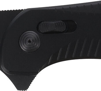 S.O.G SOG12020143 Diverge XR Folder 3" Folding EDC Plain Black PVD D2 Steel Blade, Black Scaled Aluminum Handle