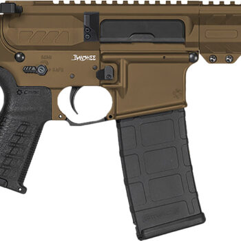 CMMG 30AF20AMB Banshee MK4 300 Blackout 30+1 8" Black Nitride Medium Taper Threaded Barrel, EML 7" M-LOK Handguards, Midnight Bronze Cerakote Aluminum Picatinny Rail Receiver, CMMG Zeroed Grips